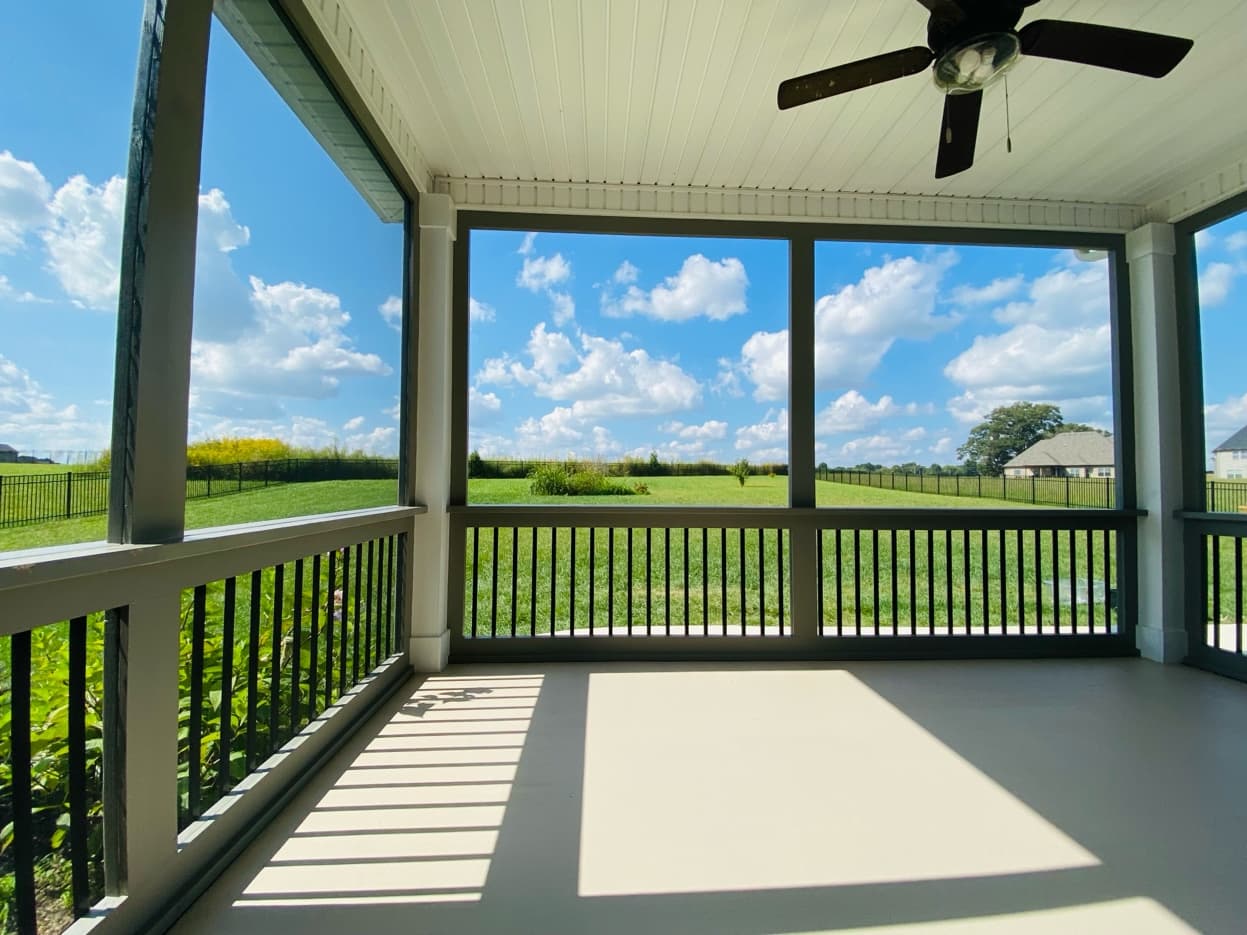Screened Porch Interior — Country Views